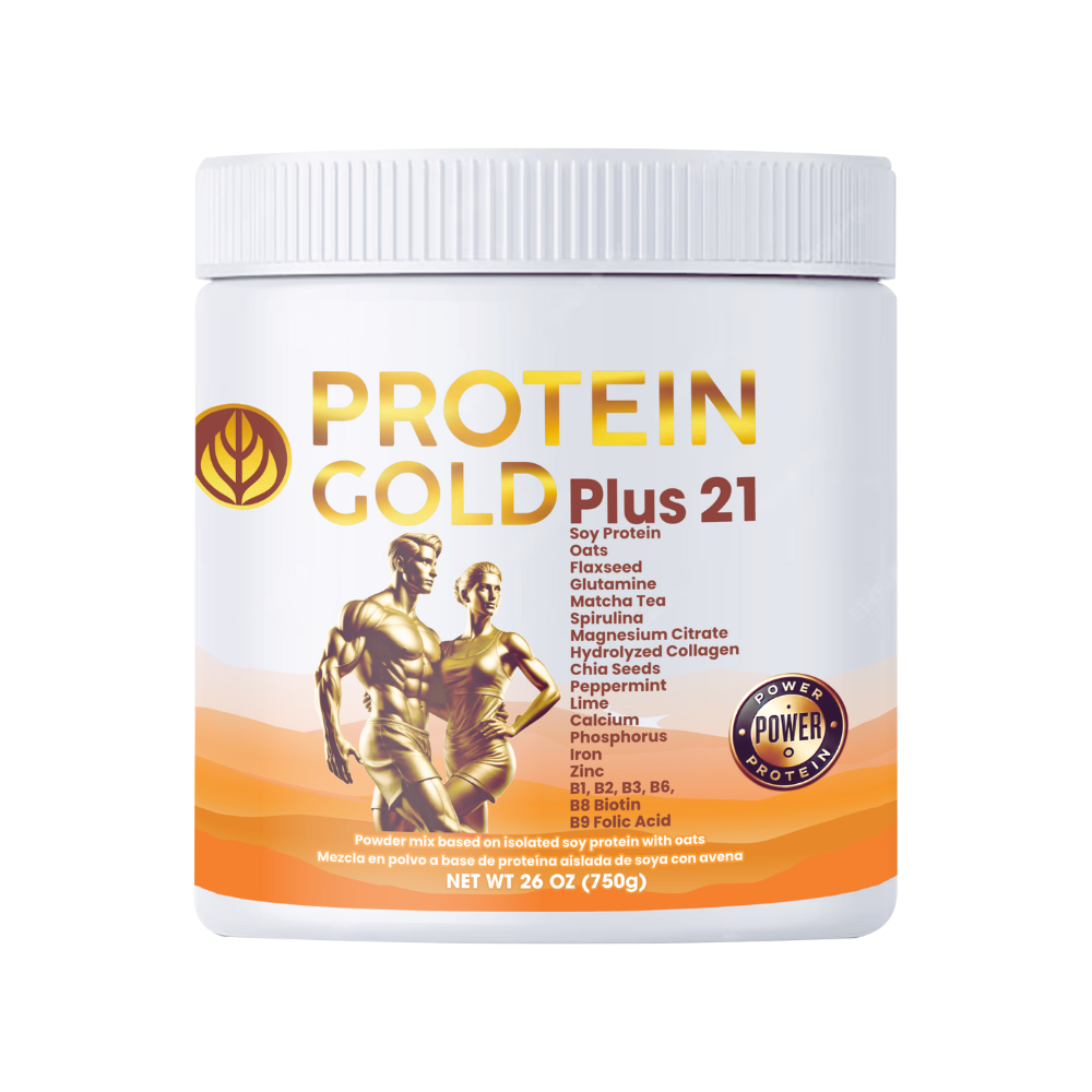 PROTEIN VITAL GOLD PLUS 21 750g/26oz- ABSORPTION PERFECT 21 PURE POWER.