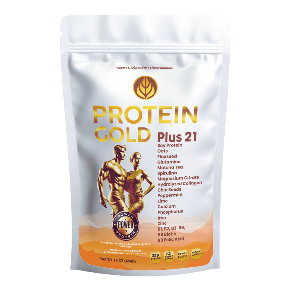 PROTEIN VITAL GOLD PLUS 21 450g/16oz- ABSORPTION PERFECT 21 PURE POWER