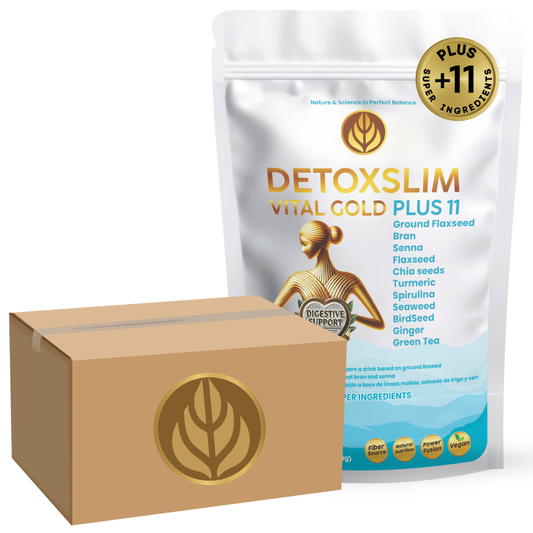 DETOXSLIM VITAL GOLD PLUS 11 340g / 12oz × 12 units