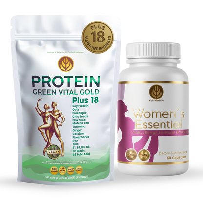 Green Protein +18 & Wellness Essentials