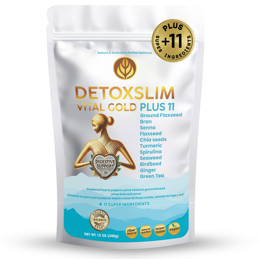 DetoxSlim Vital Gold Plus 11, Daily Digestive Reset & Wellness Support