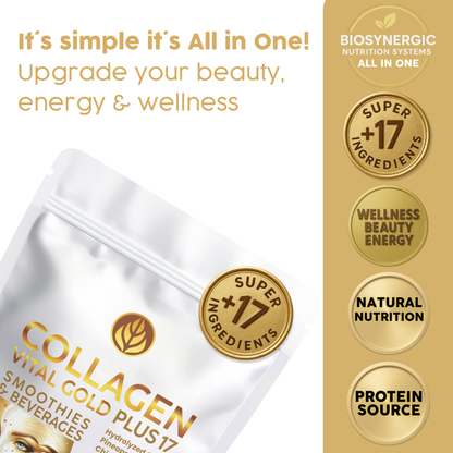 Collagen Peptides Powder +17 Super Ingredients, Pineapple Flavor.