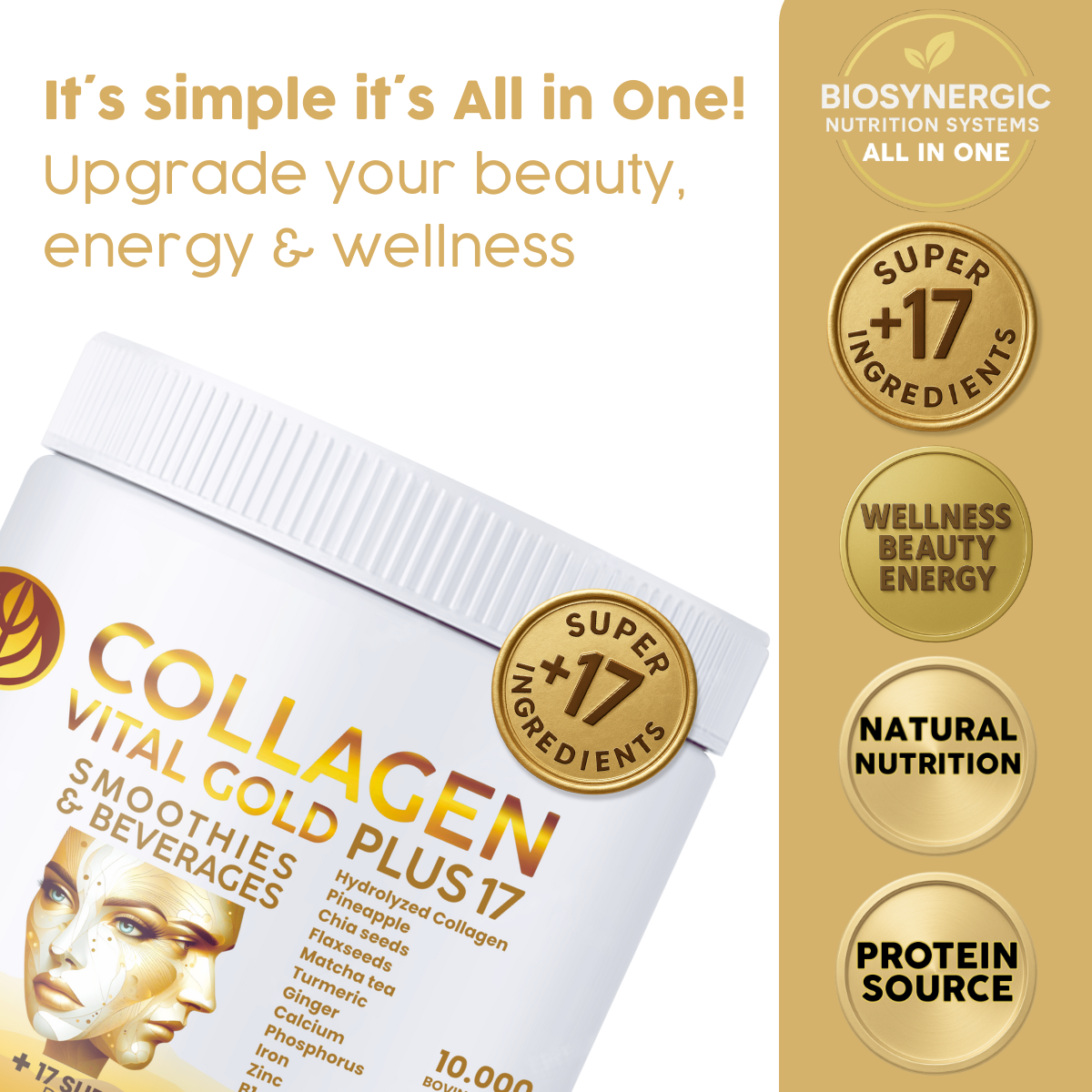 COLLAGEN VITAL GOLD +17 SUPER INGREDIENTS