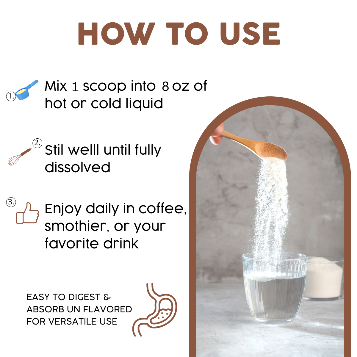 Collagen Peptides Powder +17 Super Ingredients, Cocoa Flavor.