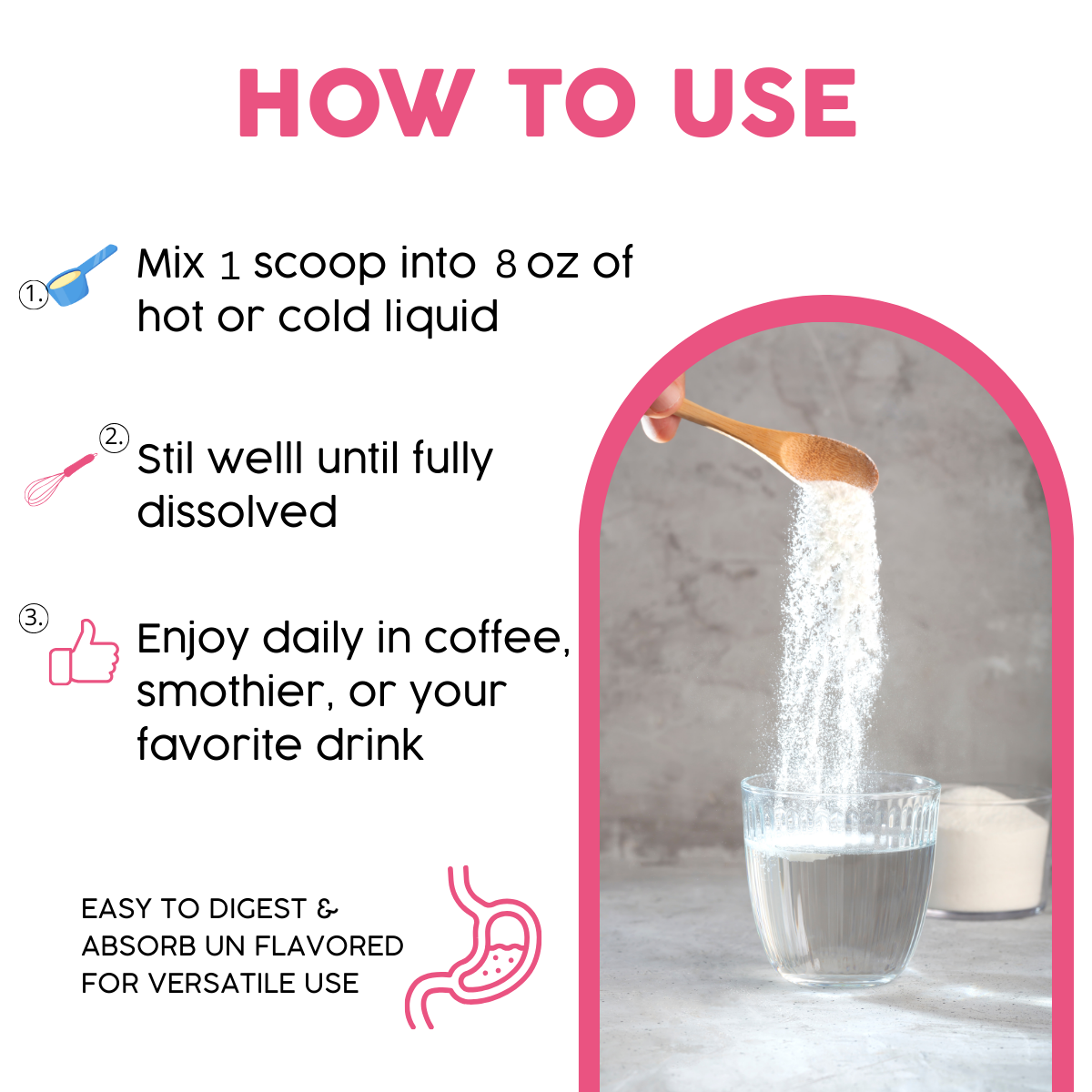 Collagen Peptides Powder +17 Super Ingredients, Red Berries Flavor.