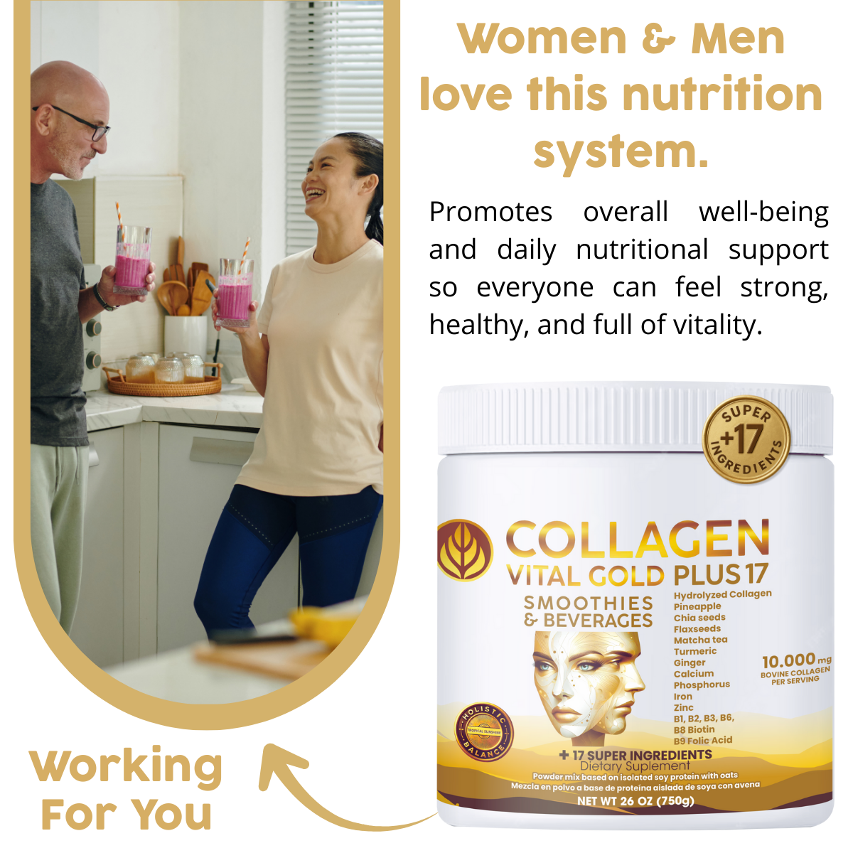 COLLAGEN VITAL GOLD +17 SUPER INGREDIENTS