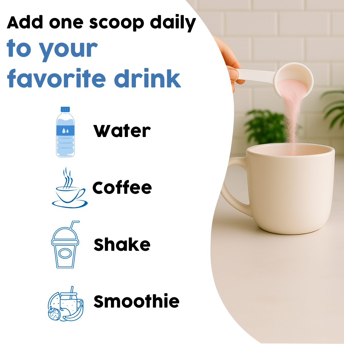 Collagen Peptides Powder +17 Super Ingredients, Vanilla Flavor.