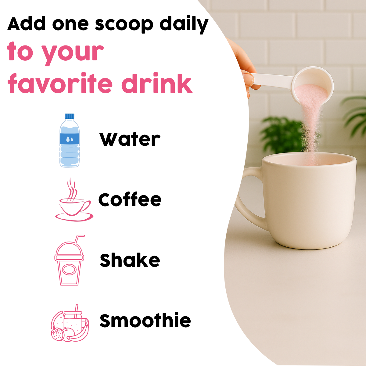 Collagen Peptides Powder +17 Super Ingredients, Red Berries Flavor.