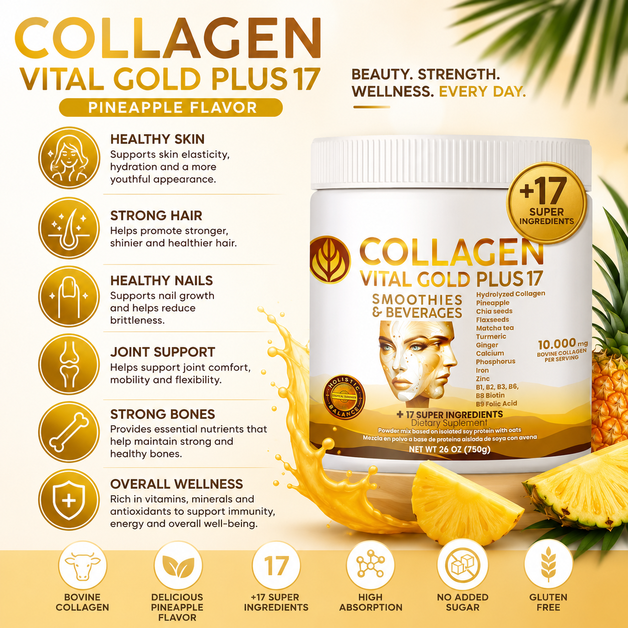 Men´s Essential & Collagen +17