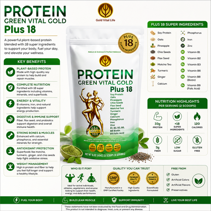 Green Protein +18 & Wellness Essentials