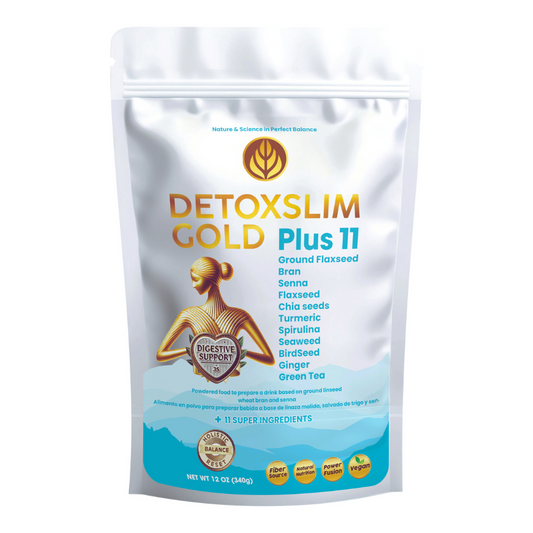 DETOXSLIM VITAL GOLD PLUS 11 340g/12oz- "DETOX CLEAN GUT NATURE´S RESET