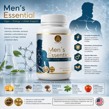 Men’s Essential, Daily Performance & Vitality Support